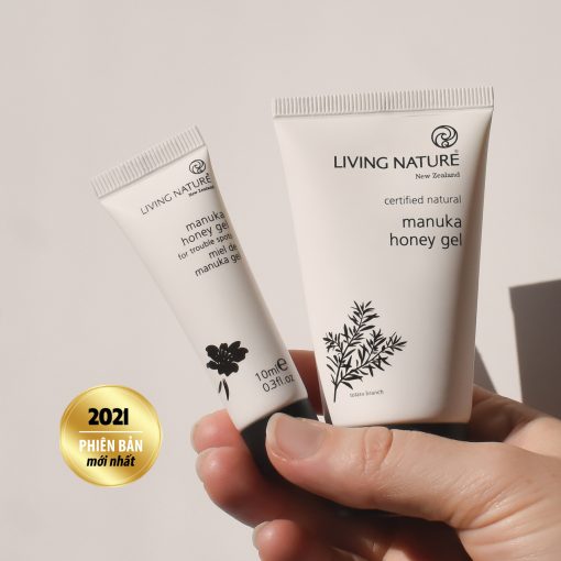 Gel trị mụn Manuka Living Nature Manuka Honey Gel 50ml 8