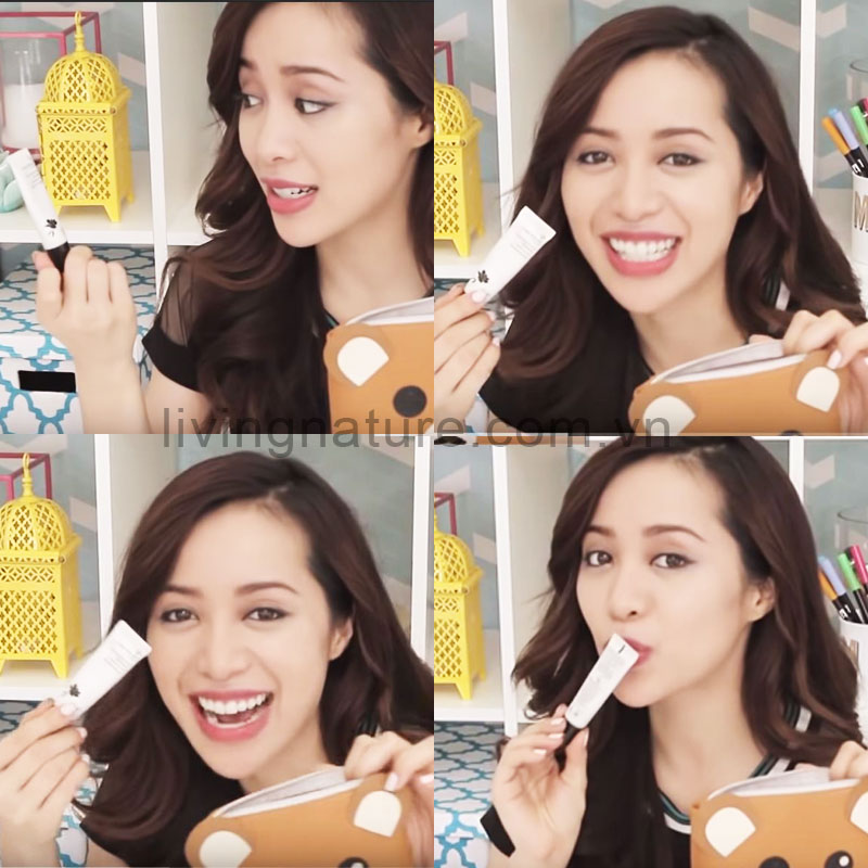 vlogger nổi tiếng Michelle Phan tin dùng gel trị mụn Living Nature Manuka Honey Gel