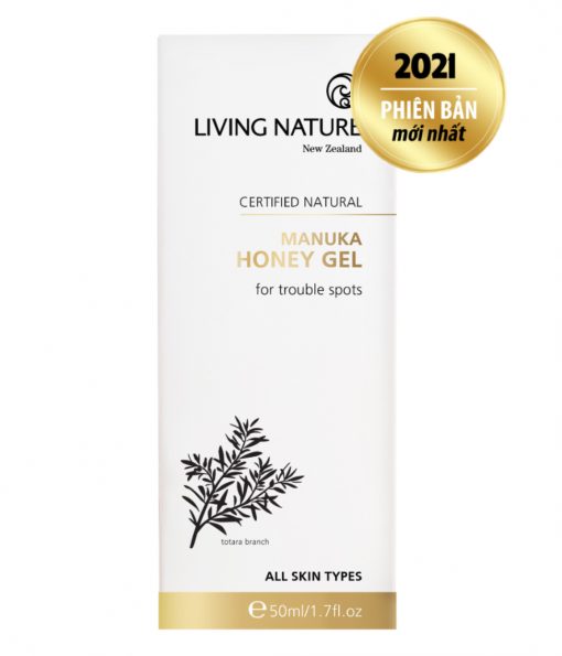 Gel trị mụn Manuka Living Nature Manuka Honey Gel 50ml 2
