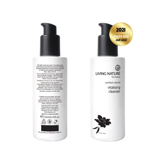 Sữa rửa mặt Living Nature Vitalising Cleanser 2