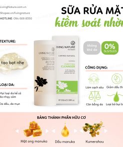 Sữa rửa mặt Living Nature Purifying Cleanser