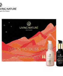 Bộ đôi dưỡng sáng da Ngày & Đêm Living Nature Active Brightening Serum & Renewal Night Serum 30ml