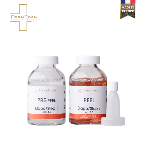 Bộ đôi thay da sinh học DermEden Advanced Peel: Tinh chất trước thay da (Pre-Peel) và Tinh chất thay da (Peel)