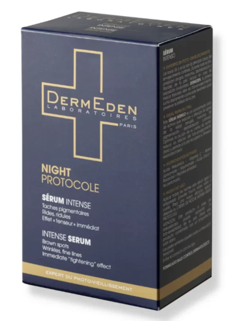 Tinh chất trẻ hoá, trắng da ban đêm DermEden Night Protocole Intense Serum 30ml