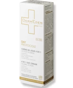 Kem chống nắng dưỡng da 4 in 1 DermEden Day Cream Global Action Combination Skin SPF 50/ PA+++ - (Dành cho Da hỗn hợp/ da dầu) 50ml