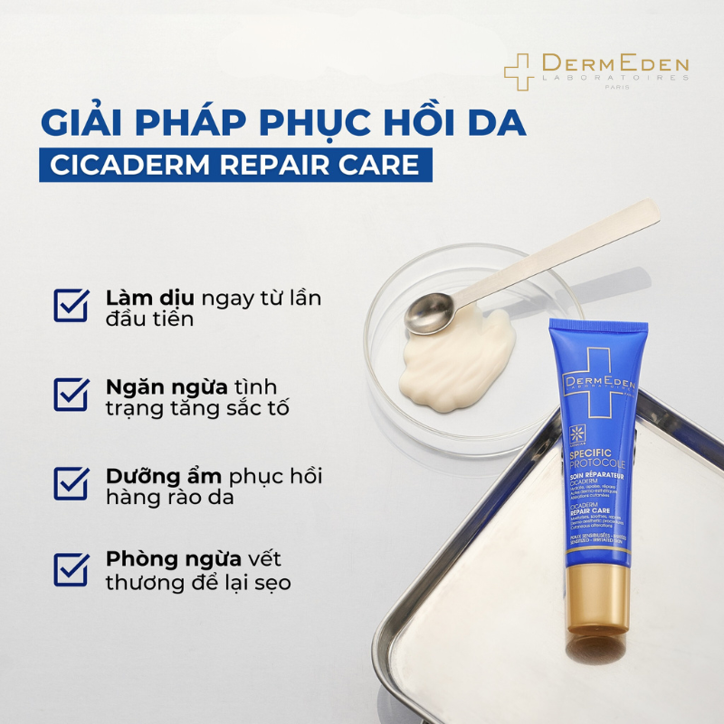 Chăm sóc da đúng cách sau các liệu pháp thẩm mỹ (laser, peel da, phi kim,...)