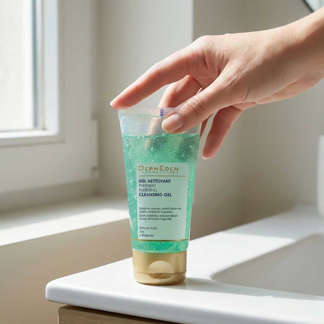 gel-rua-mat-kiem-dau-dermeden-purifying-cleansing-gel-150ml (3) Gel rửa mặt kiềm dầu Dermeden Purifying Cleansing Gel 150ml