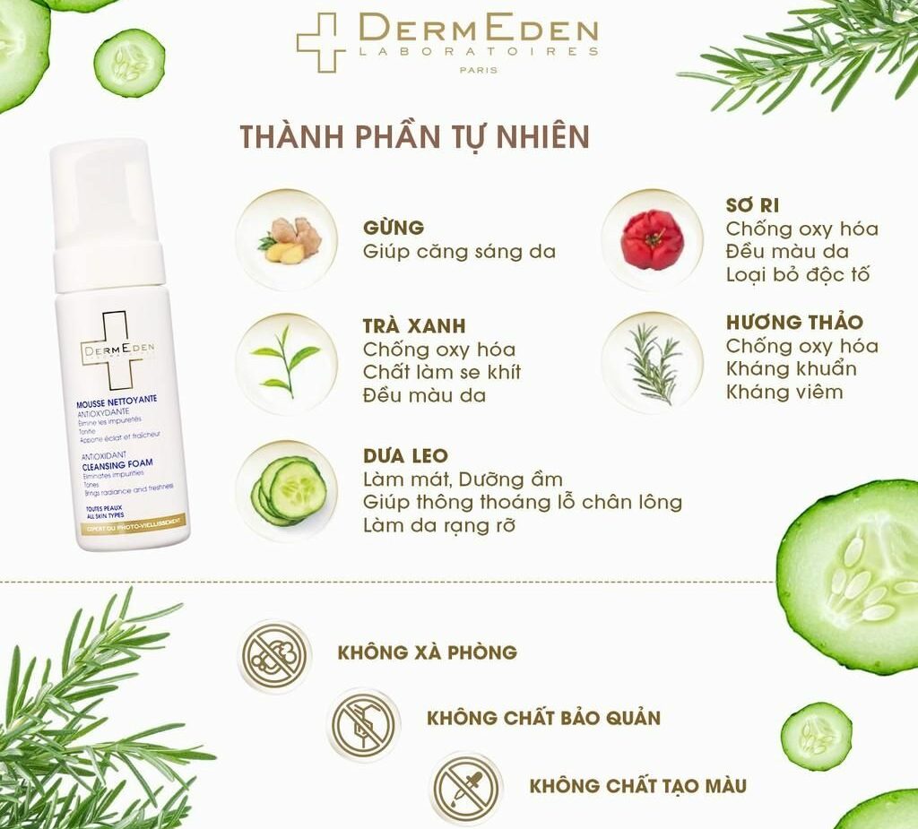 sua-rua-mat-tao-bot-chong-lao-hoa-dermeden-antioxydante-cleansing-foam-150ml 4