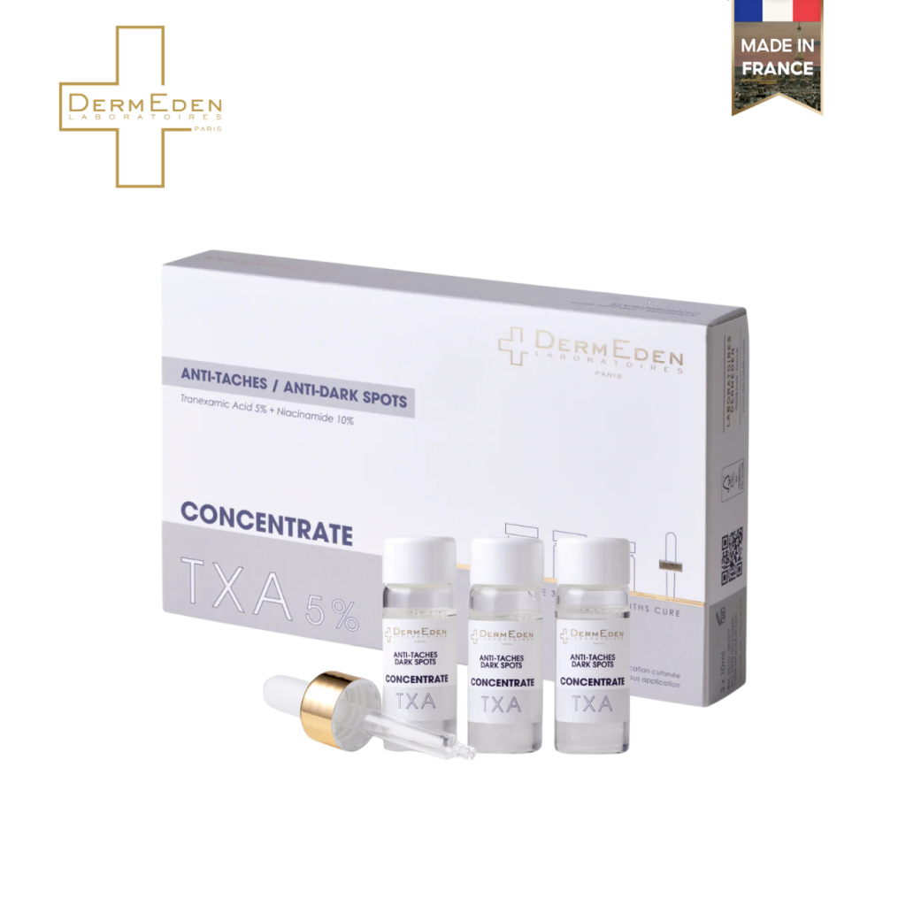Bộ 3 trị nám, sáng da DermEden: TXA Concentrate + Lumixderm Cream + Day Cream SPF 50 PA+++3