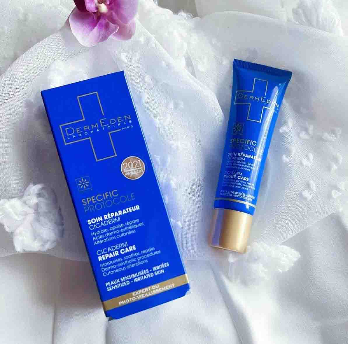 Kem phục hồi da Dermeden Cicaderm: làm dịu, tái tạo da sau treatment4