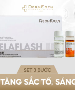 Bộ 3 tinh chất trị tăng sắc tố DermEden Melaflash Home Set